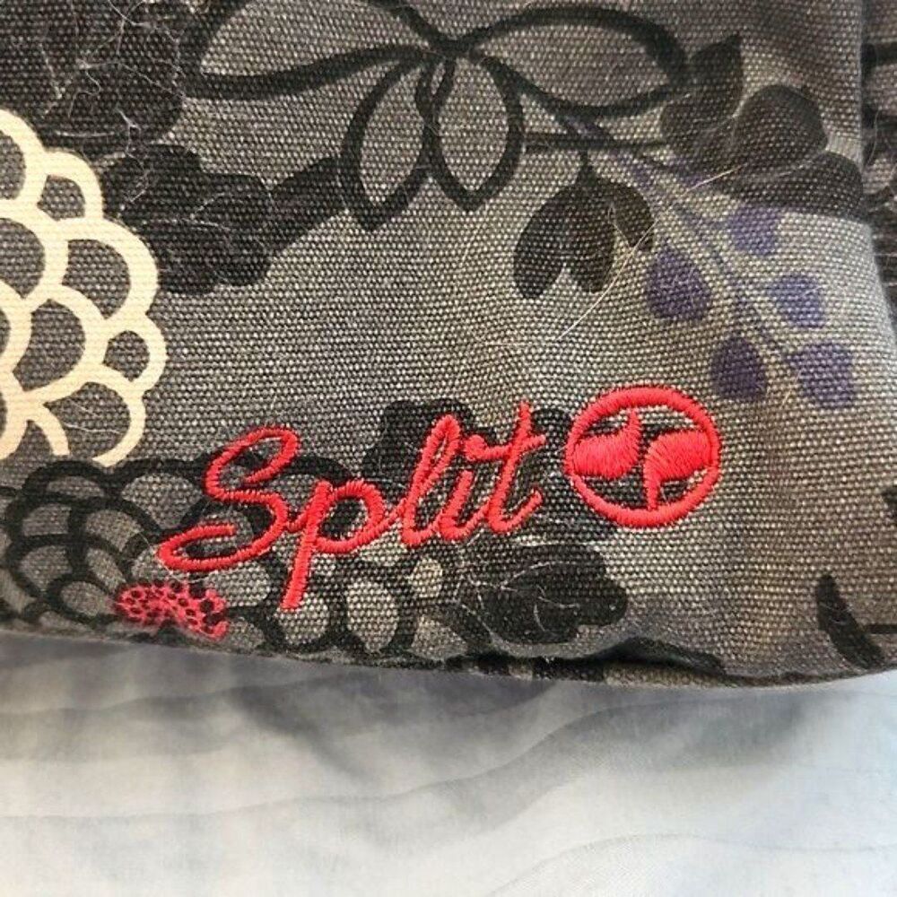 Vintage Split Hawaiian Floral Print Shoulder Bag with Silver Buckle Detail - Picture 3 of 10